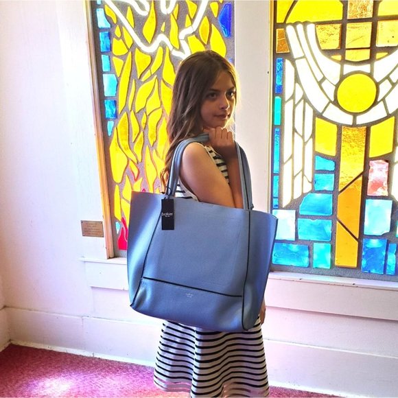 Botkier Handbags - Botkier Soho Shoulder Strap Tote Light Blue